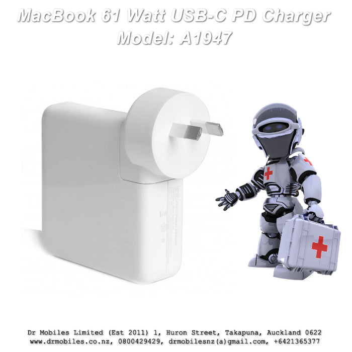 MacBook 61 Watt USB-C PD Charger Model: A1947 Apple