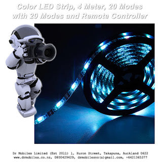 Color LED Strip, 4 Meter, 20 Modes with 20 Modes and Remote Controller
