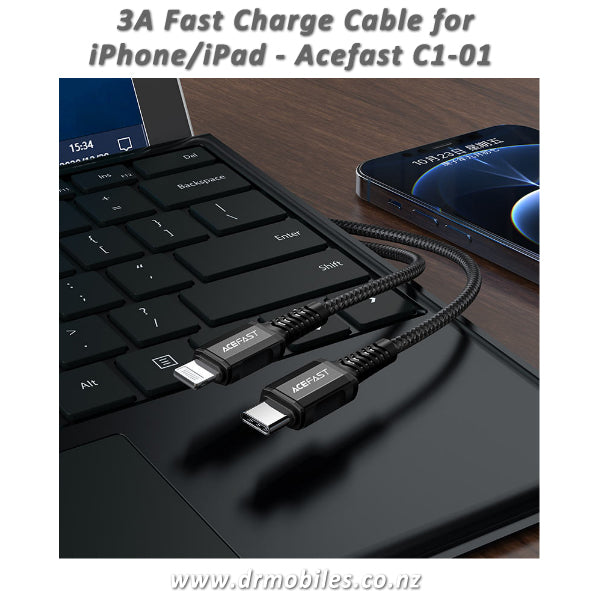 USB-C to Lightning Charging/Data Transfer Cable [Acefast C1-01]