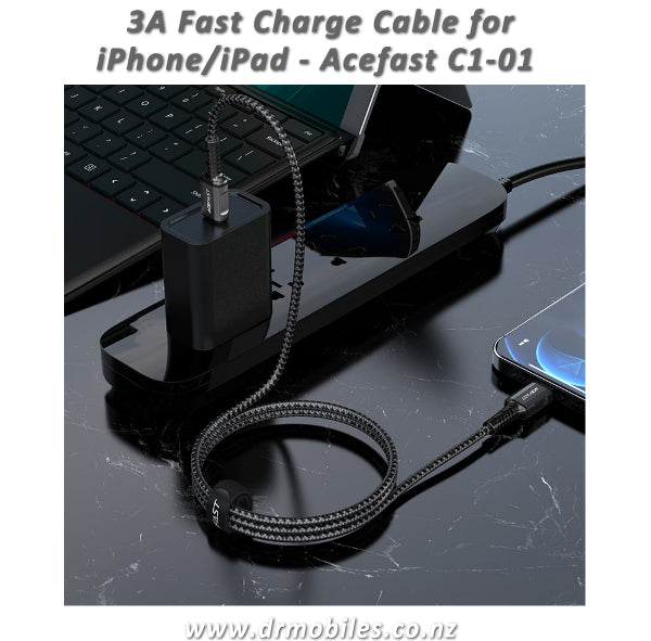 USB-C to Lightning Charging/Data Transfer Cable - Acefast C1-01