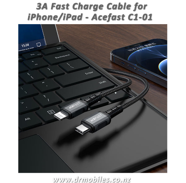USB-C to Lightning Charging/Data Transfer Cable [Acefast C1-01]