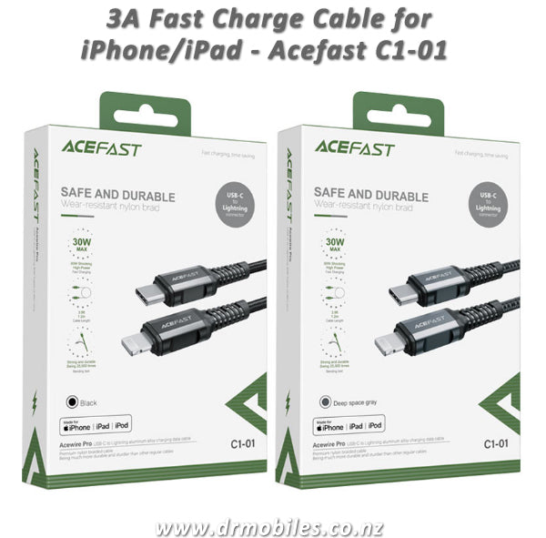USB-C to Lightning Charging/Data Transfer Cable [Acefast C1-01]