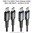 USB-C to USB-C 60W Fast Data/Charging Cable [Acefast C1-03]