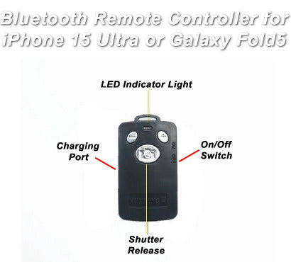 Bluetooth Remote Control Keychain for iPhone, iPad, tablets, YT31
