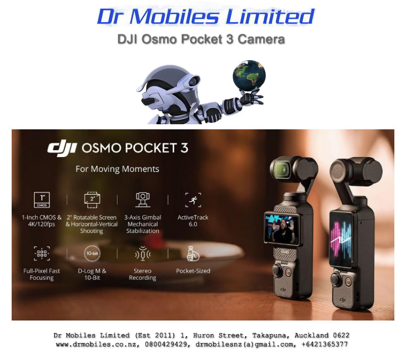 DJI Osmo Pocket 3 - Compact Vlogger Camera