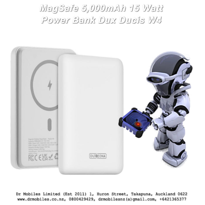 MagSafe 5,000mAh, 18.5 Watt, Magnetic Battery Bank, W4 Dux Ducis