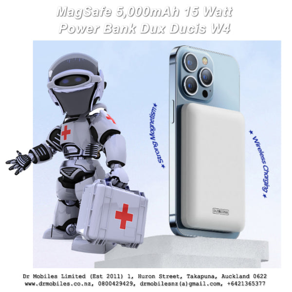 MagSafe 5,000mAh, 18.5 Watt, Magnetic Battery Bank, W4 Dux Ducis