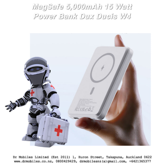 MagSafe 5,000mAh, 18.5 Watt, Magnetic Battery Bank, W4 Dux Ducis