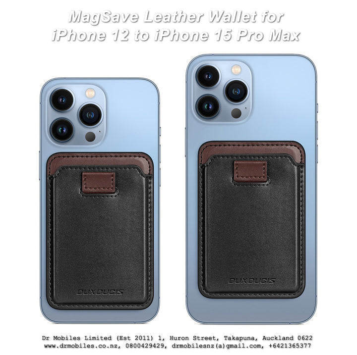 MagSave Leather Wallet for iPhone 12 to iPhone 15 Pro Max