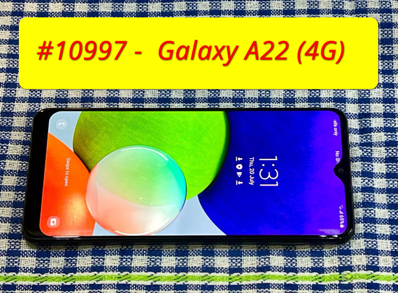 Samsung Galaxy A22 (4G), 4GB RAM, 128GB Memory, Takapuna, #10997
