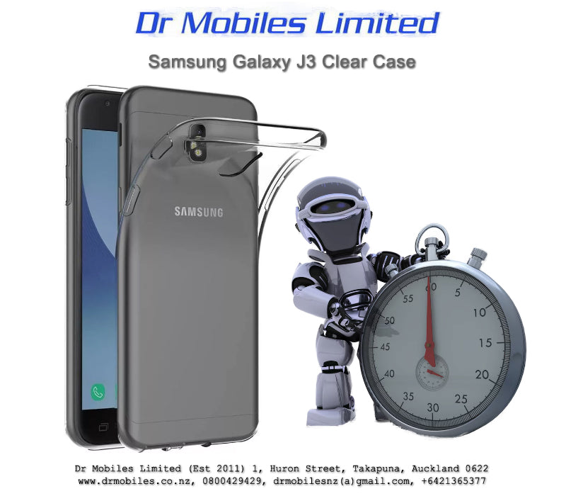 Samsung Galaxy J3/J330 Clear TPU Case - Slim Design