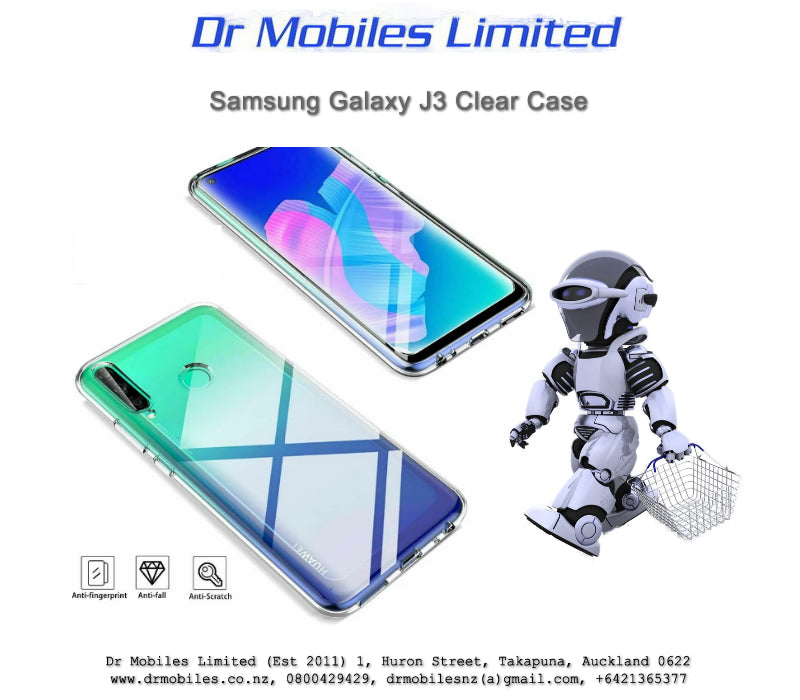 Samsung Galaxy J3/J330 Clear TPU Case - Slim Design