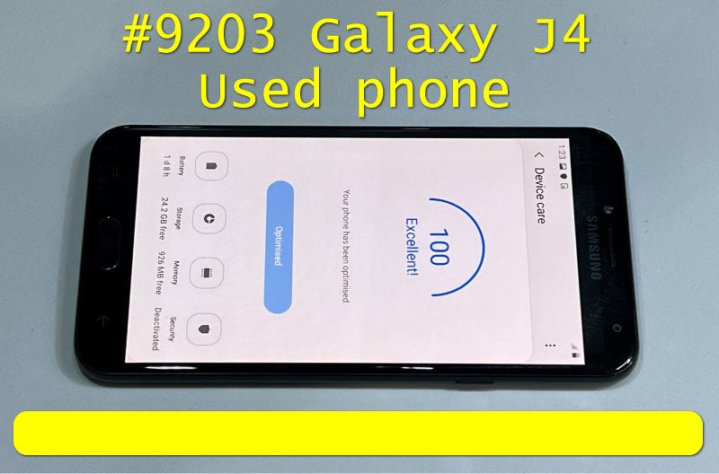Samsung Galaxy J4 used smartphone, 4G