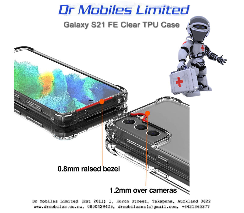 Samsung Galaxy S21 FE Clear TPU Case - Slim Protection Phone Cover