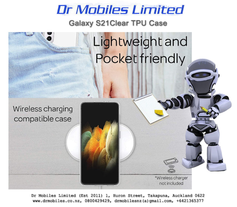 Galaxy S21 Clear TPU Case - Samsung Phone Case