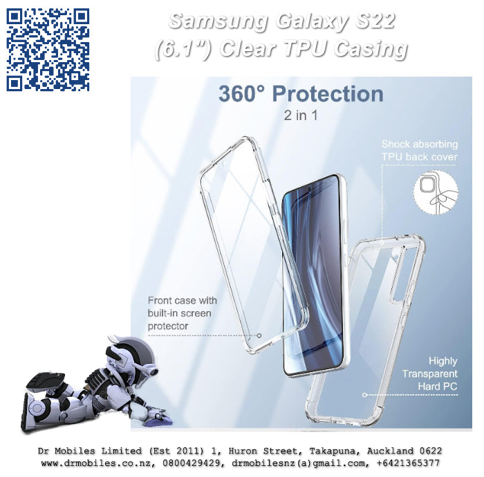 Galaxy S22 Clear TPU (6.1") Protective Case