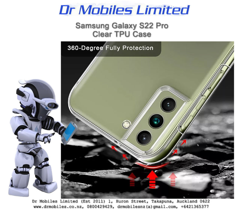 Samsung Galaxy S22 Pro - Clear TPU Case, Slim Design