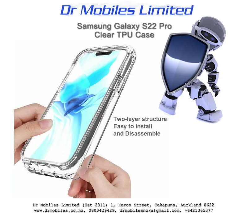 Samsung Galaxy S22 Pro - Clear TPU Case, Slim Design