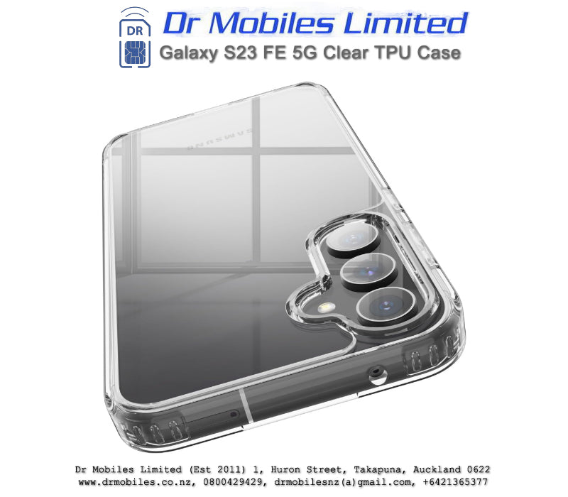 Galaxy S23 FE (5G) Clear TPU Case for Samsung Phones