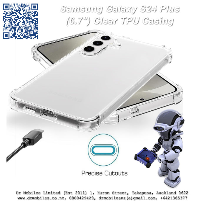 Galaxy S24 Plus Clear TPU (6.7") Protective Case