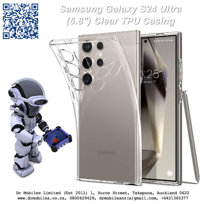Galaxy S24 Ultra Clear TPU (6.6") Protective Case