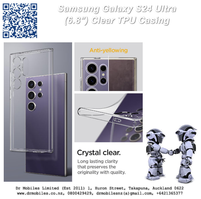Galaxy S24 Ultra Clear TPU (6.6") Protective Case