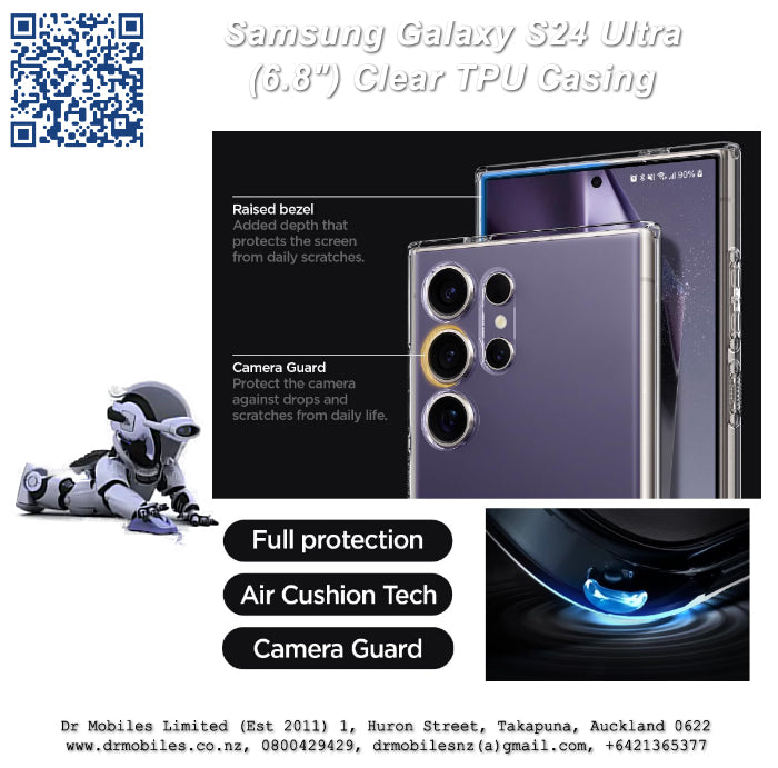 Galaxy S24 Ultra Clear TPU (6.6") Protective Case