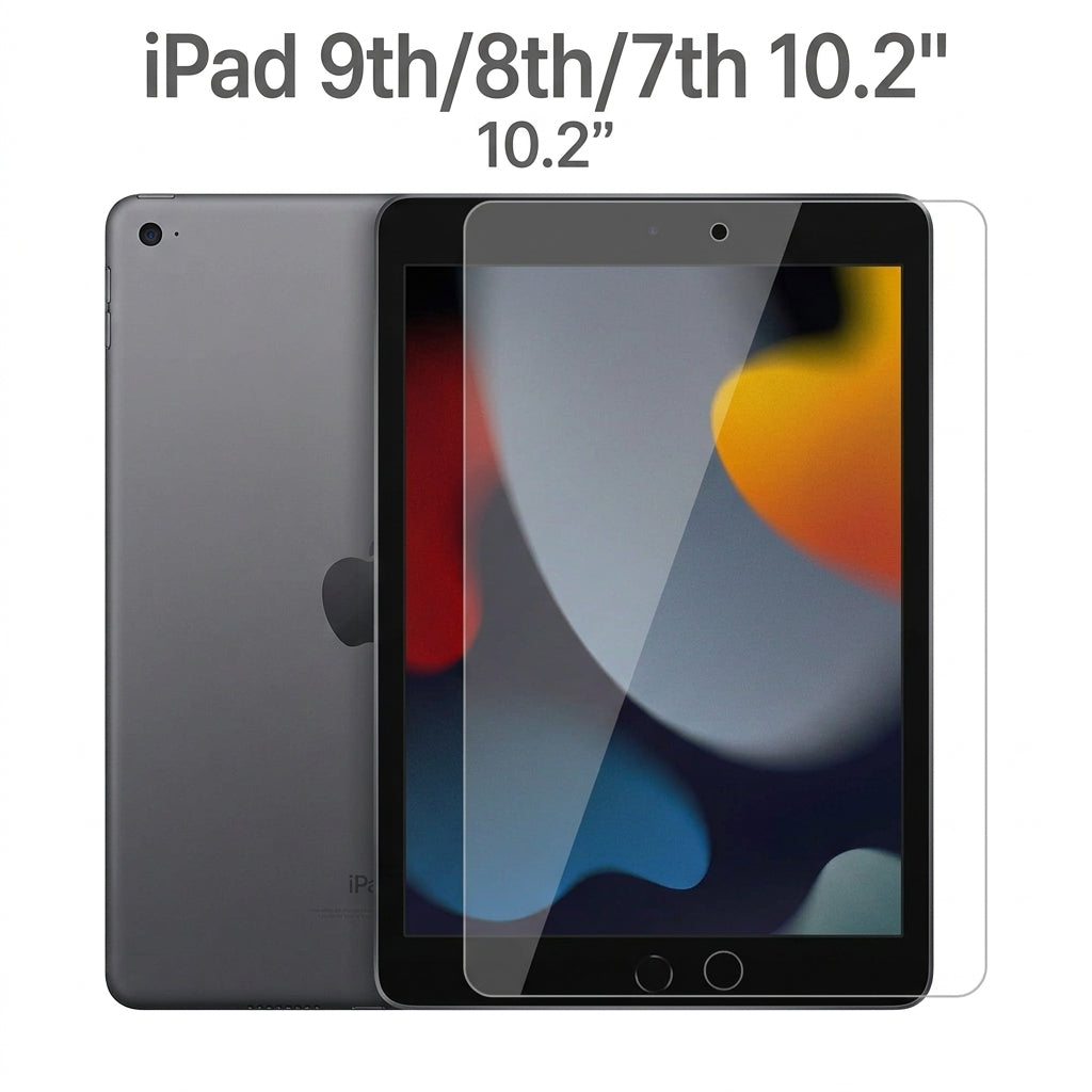 iPad 7th/8th/9th 10.2 inch Screen Protector 9H Real Hardness Tempered Glass
