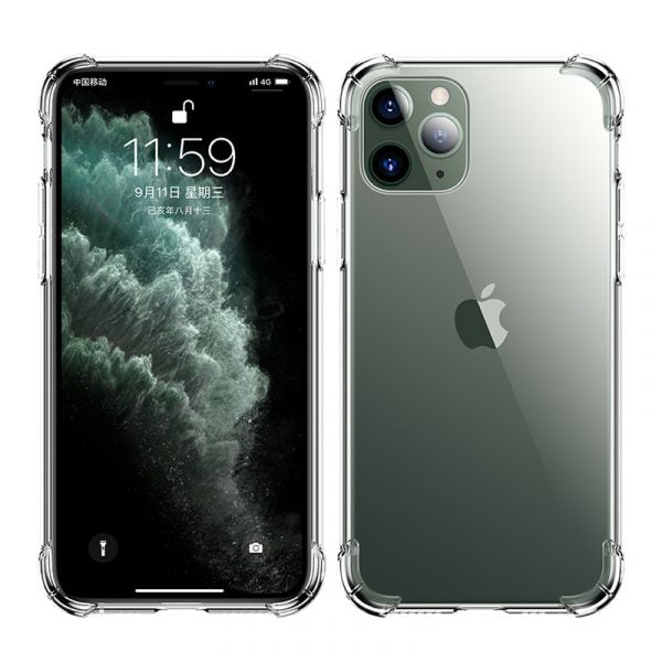 iPhone 11 Pro Clear Soft TPU Case Anti Drop