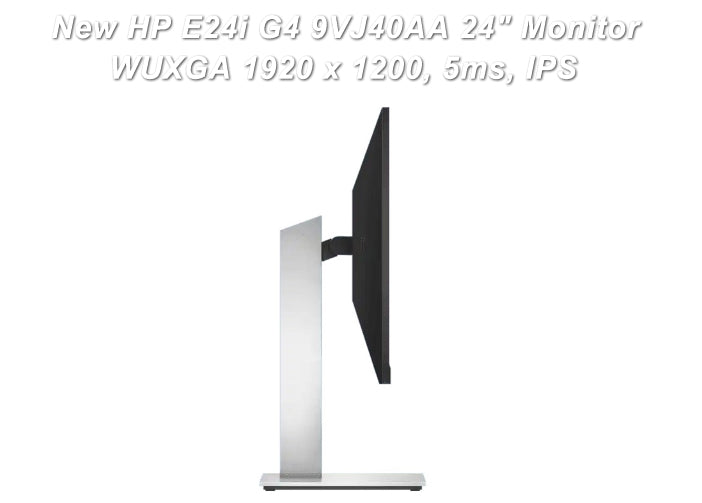 HP E24i G4 9VJ40AA, 1920x1200, 24-inch WUXGA, Desktop, LCD,  Monitor Display