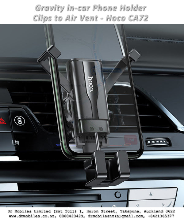Gravity-fed Phone Holder - Air Vent Clip Hoco CA72