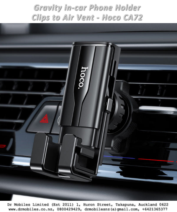 Gravity-fed Phone Holder - Air Vent Clip Hoco CA72