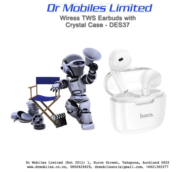 Wireless TWS Headset with Crystal Case DES37