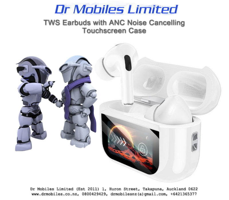 TWS Earbuds, ANC Noise Cancelling & Touchscreen Case Hoco DES42