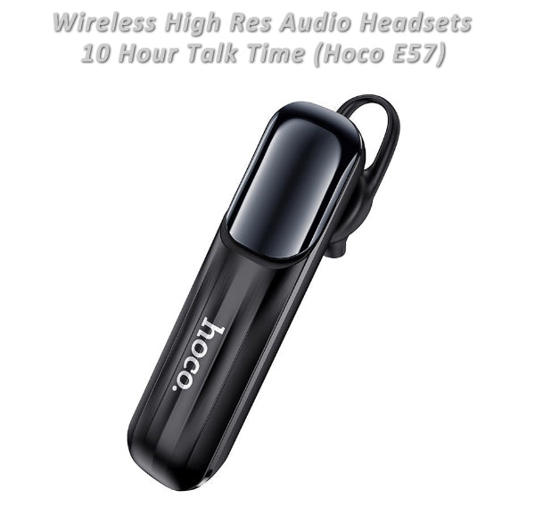 Wireless V 5.0 Headset - Hoco E57, 10 Hours Talk Time Handsfree