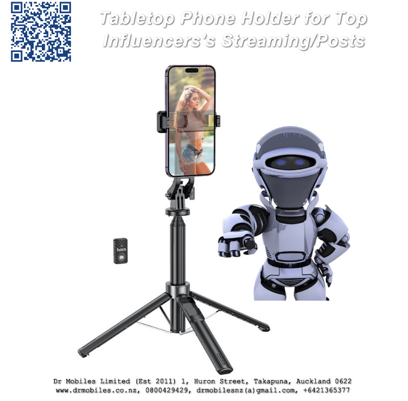 Tabletop Holder for Influencer Streaming, broadcasting, TikTok, Instagram, Hoco K21 Selfie