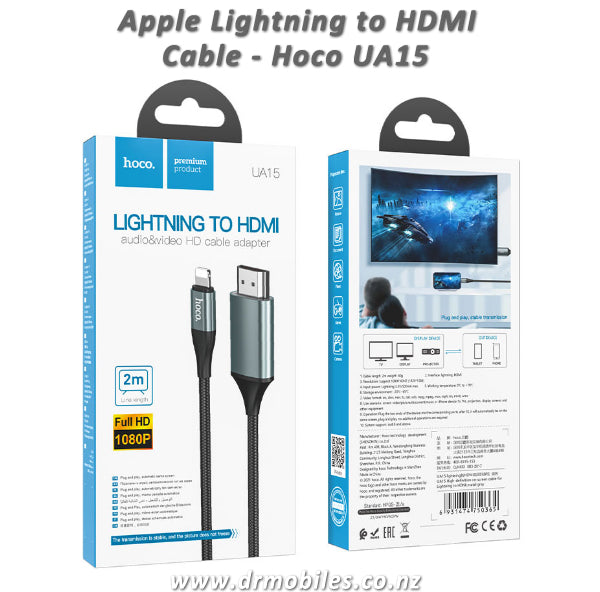 iPhone Lightning to HDMI Cable Meters Hoco UA15