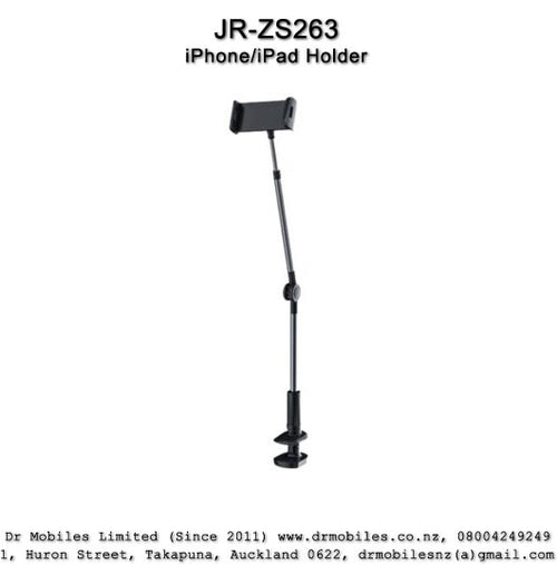 Apple iPad Holder, 360-degree Rotating arm with Clamp up 12.9" Tablet