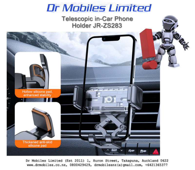 Mini Car Phone Holder Telescopic Arms Mount JR-ZS283