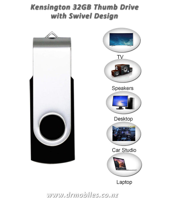 Kensington Swivel 2. 0 USB 32 GB thumb drive