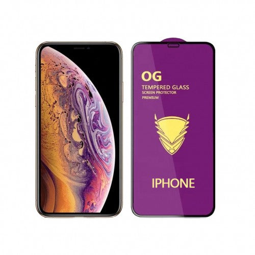 For iPhone X/XS/11 Pro 9H Full Coverage Tempered Glass Screen Protector (OG)