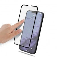 For iPhone 7/8 Black  9H Full Coverage Tempered Glass Screen Protector (OG)