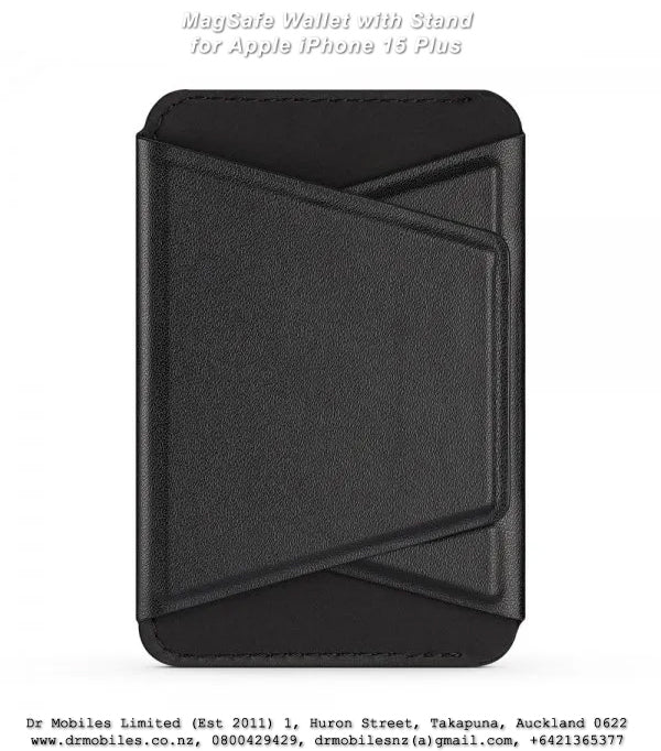 MagSave Wallet Case with Stand for iPhone 12 up to 15 Pro Max