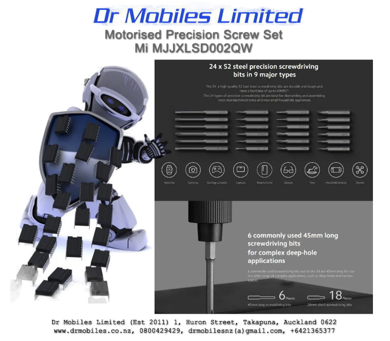 Motorised Precision Screwdriver Kit, Mi MJJXLSD002QW