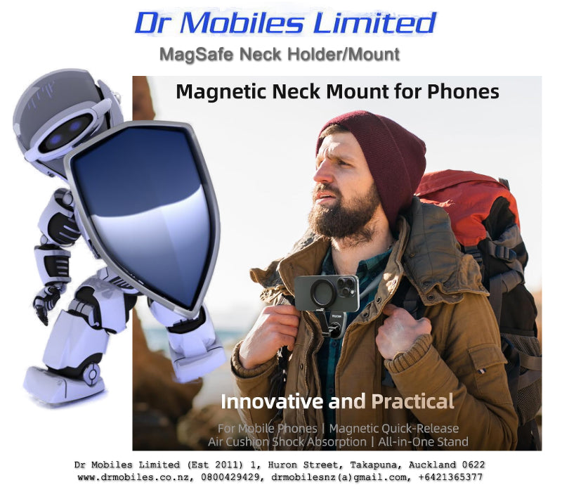 MagSafe Apple iPhone Neck Holder - Magnetic Air-Cushion Mounting