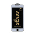 For iPhone 7P/8P white 9H Full Coverage Tempered Glass Screen Protector (OG)