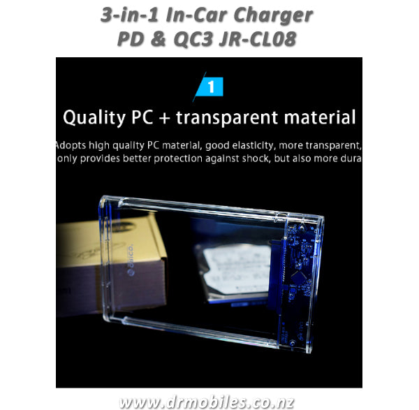 SATA Hadrive 2.5" Inch Transparent Enclsoure - Orico 2139U3
