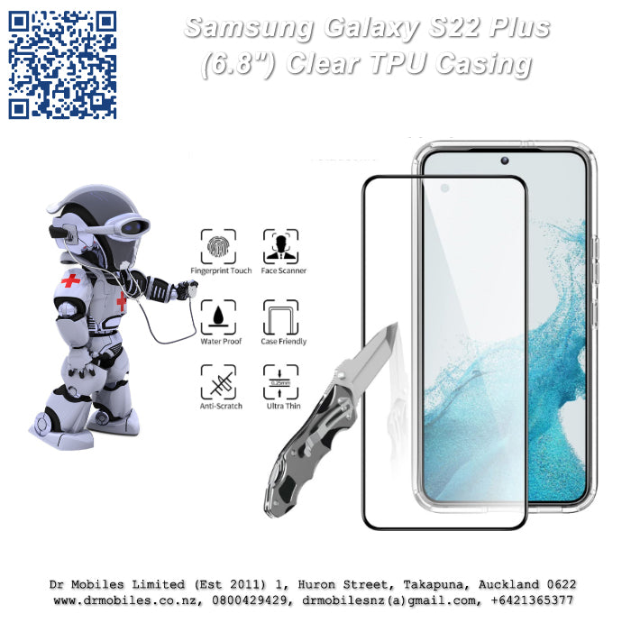 Galaxy S22 Plus Clear TPU (6.8") Protective Case