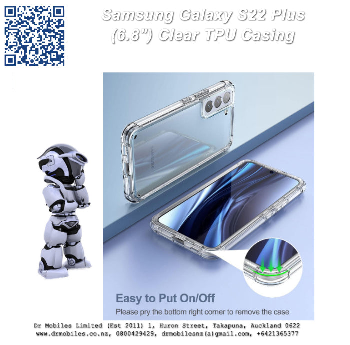 Galaxy S22 Plus Clear TPU (6.8") Protective Case