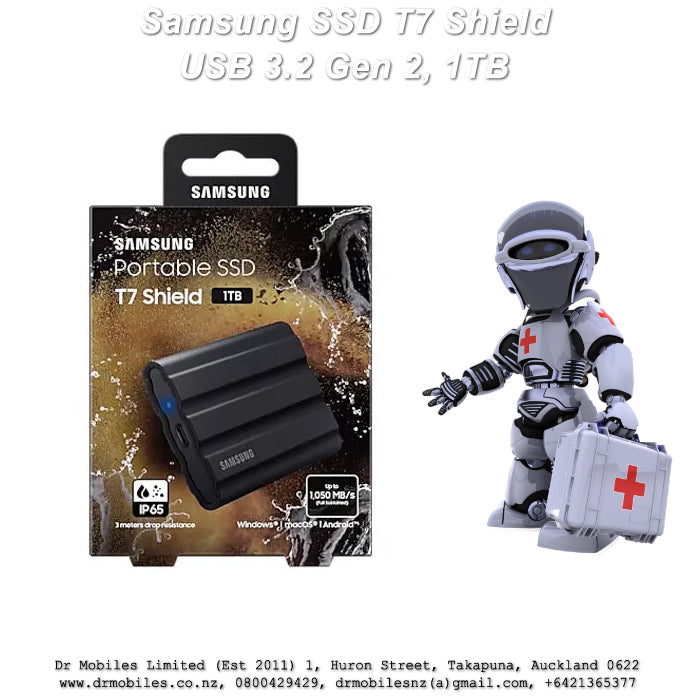 Samsung Portable SSD T7 Shield USB 3.2 Gen 2, 1TB
